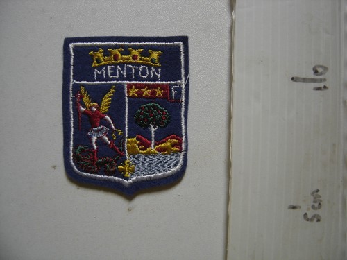 Menton ecusson brode - ecusson,
