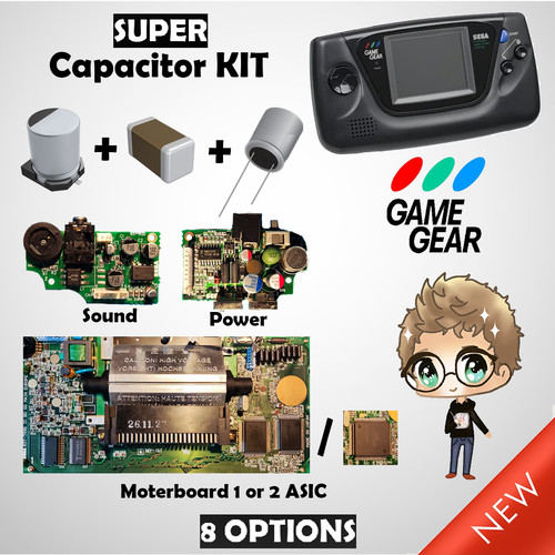 Sega game gear - game, cap