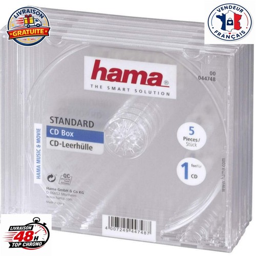 Hama boîtiers dvd standard - boîtiers, cd/dvd