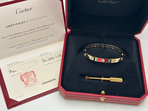 Cartier love bracelet with - cartier,