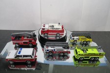 LOT OF 6 MATCHBOX PREMIERE FIRE TRUCKS! NEAR MINT LOOSE! ALL HAVE RUBBER TIRES!