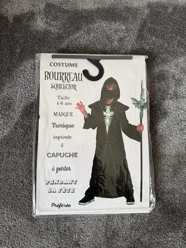 Costume bourreau enfant noir