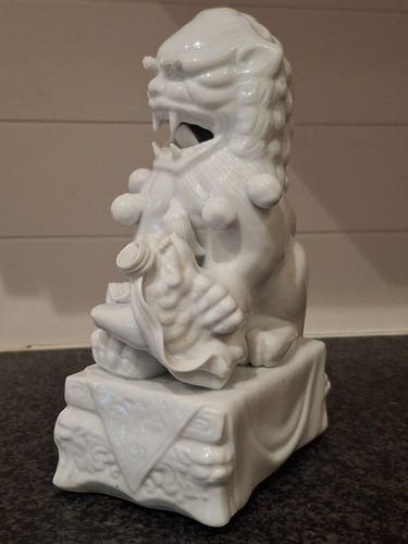 Vintage foo dog koi fish - foo,