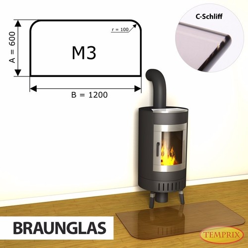 Temprix pare feu plaque - plaque, en