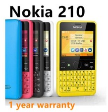 Nokia Asha 210 GSM Unlocked QWERTY Keyboard Bluetooth Wifi Dual SIM SmartPhone