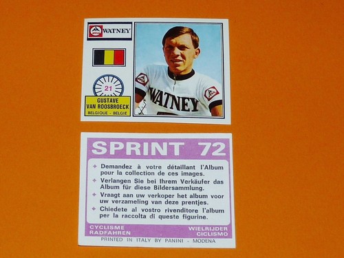 Panini sprint cyclisme 1972 - 72,