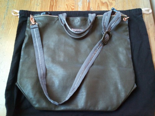 Sac cuir vert repetto - sac,