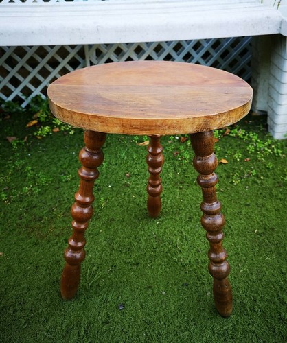 Vintage tabouret tripode - tripode, en