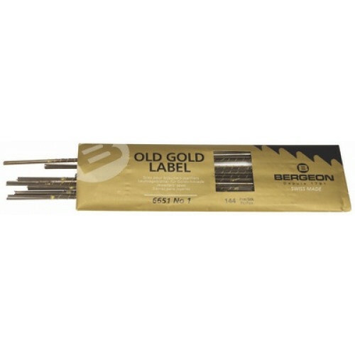 Lames bergeon 6651 old - 12, gold