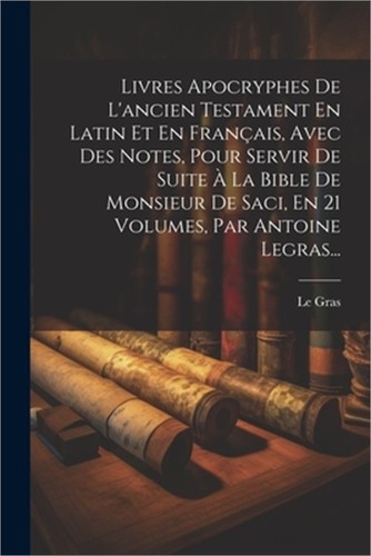 Livres apocryphes ancien - de, l'ancien