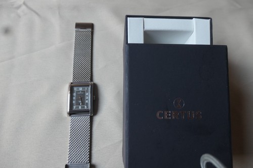 Montre rectangle quartz certus - montre,