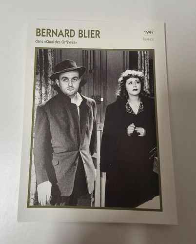 Carte fiche acteur edition - carte,