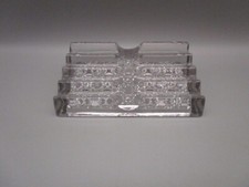 Porte stylos/plumes ancien en verre moulé