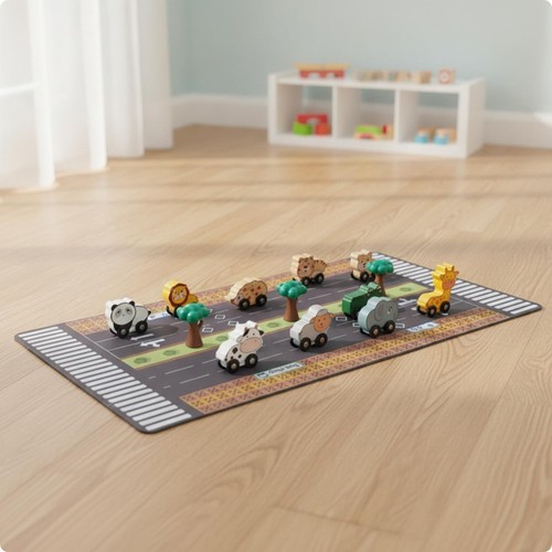 Tapis jeu circulation - tapis, de