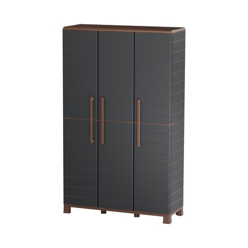 Armoire porte balai - porte-balai, anthracite