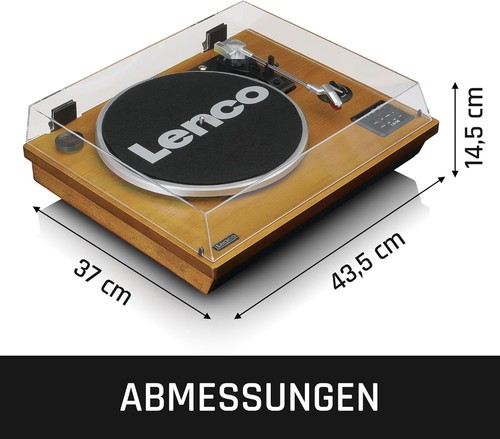 Lenco 55wa noyer platine - lenco, ls-55wa