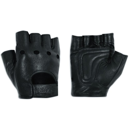 Gants sans doigts cuir - gants,