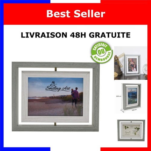 Cadre photo double pivotant - , 2