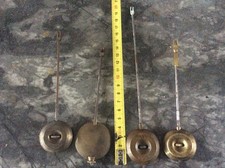 Lot de 4 Ancien balancier pendule mouvement de paris horloge 19ème