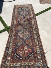 Antique KAZAK 1880 9.3 by 3.2 Ft $490
