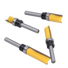 Fraise à Tenon Ronde Argentée Et Jaune 4 Pièces Tige De 6 35 Mm Pour Garnitures
