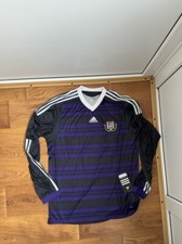 ANDERLECHT 2006/2008 AWAY FOOTBALL SHIRT JERSEY ADIDAS SIZE L ADULT