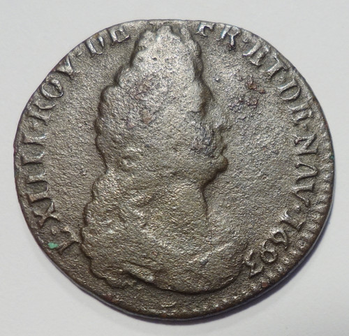 Louis xiv liard - louis, buste