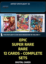 ARTIST SPOTLIGHT 25 NICK BRADSHAW V1 | EPIC & LOWER SETS  | TOPPS MARVEL COLLECT