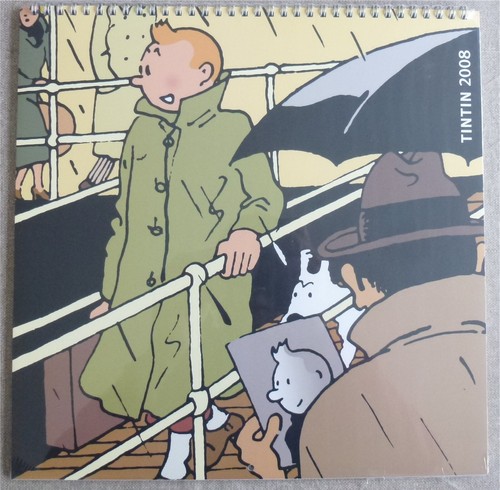 2008 calendrier tintin 12 - -,