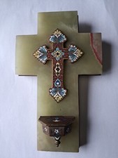 Bénitier Mural 19ème Onyx Et