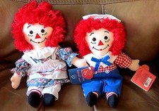 Raggedy Ann (85th Anniversary) & Andy (80th)  Applause Brand  NWT  