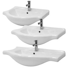 Vasque á poser blanc en