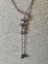 Collier Swarovski Avec Pendentif En Métal Rodhié 