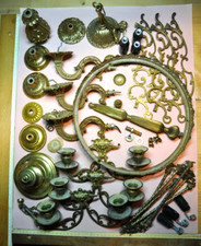 Lot de 23 pièces bronze et