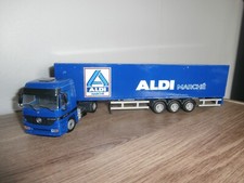 JOAL 1/50 SEMI TRUCK MERCEDES ACTROS 1840 TRAILER ALDI MARCHE