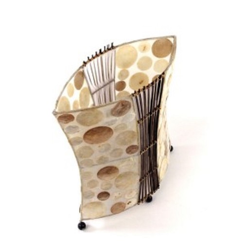 Lampe résine bambou - et, cm