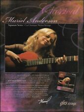 Muriel Anderson Signature La Classique GHS Nylon Guitar Strings 2008 ad print
