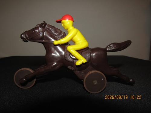 Rare ancien jockey sur - jockey,