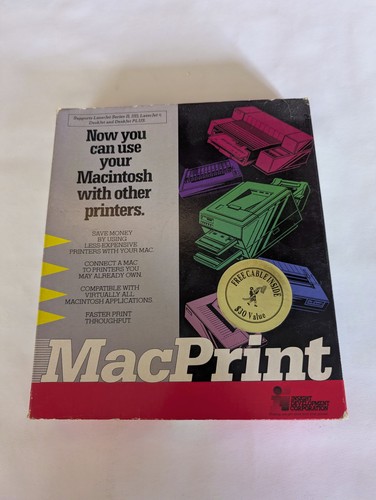Macprint software macintosh - software,