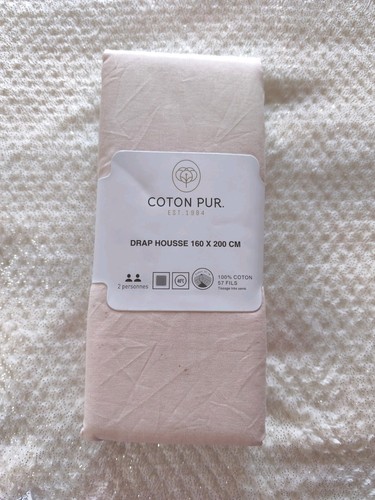Coton pur drap housse - pur, drap-housse