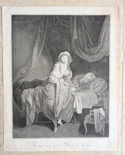 Gravure ancienne grivoise