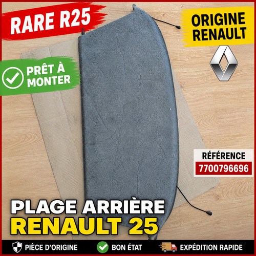 Plage arrière renault - arrière, 25