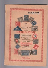 Catalogue International Timbres- Poste  1937  Arthur Maury   - C 26