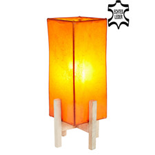 Lampe Marocaine En Cuir, Lampe De Table, Lampe De Chevet