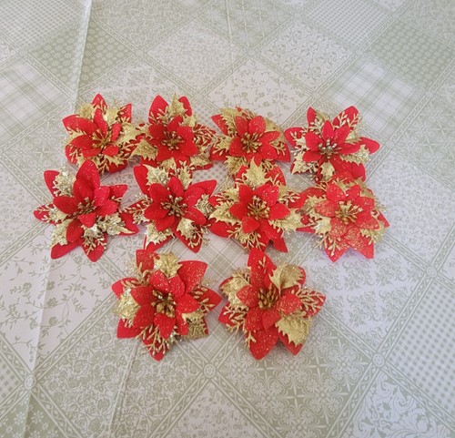 Lot poinsettia deco - lot, de