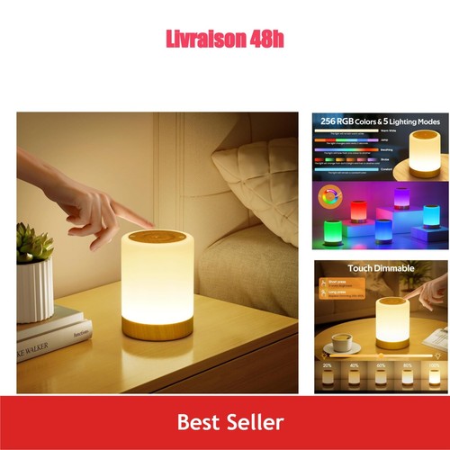 Lampe chevet tactile - lampe,
