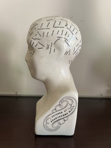 Fowler antique phrenology - n,