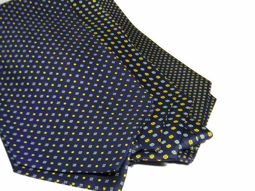 Ascot homme bleu - ascot, soie