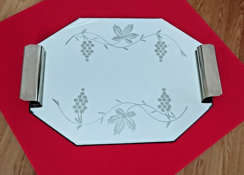 Ancien plateau miroir - plateau,