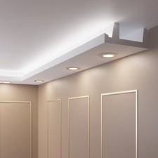 10 Mètres De Plinthes Pour Éclairage Indirect Bande Lumineuse Plafonnier OL-45